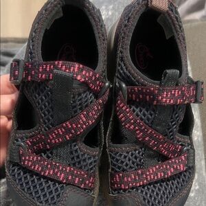 Chaco Kids' Black and Pink Water Shoes